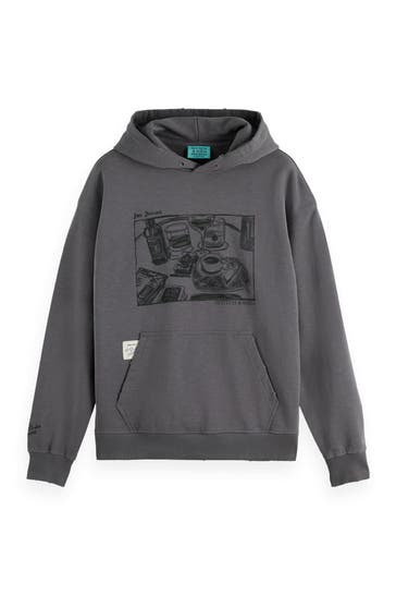SCOTCH & SODA Hoodie grau