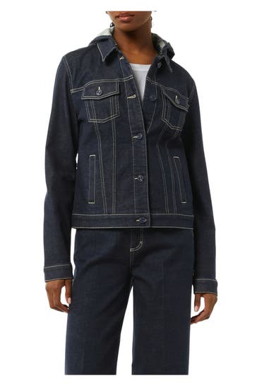 COMMA, Jeansjacke nachtblau