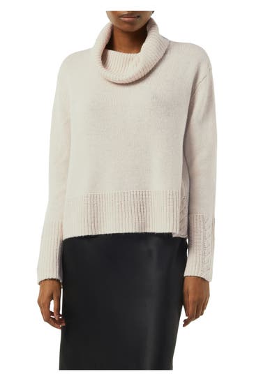 COMMA, Rollkragenpullover beige