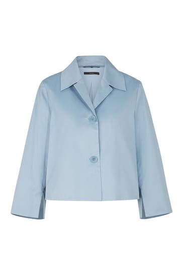 WINDSOR. Blazer Baumwollstretch-Kurzblazer in Schwarz blau