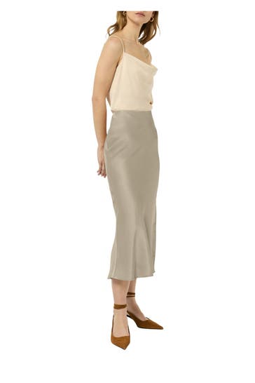 COMMA, Satinrock hellbraun