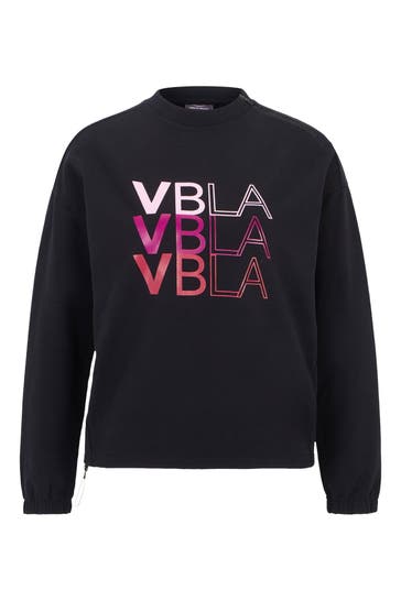 VENICE BEACH Sweatshirt 'Addison' schwarz