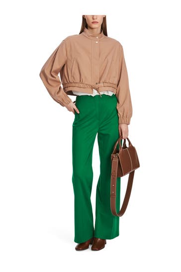 MARC CAIN Stoffhose tannengrün