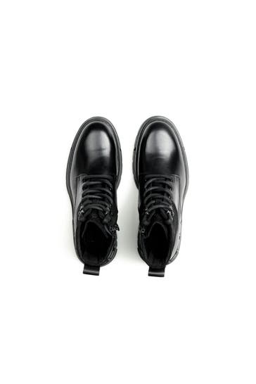 LLOYD Leder-Stiefeletten 'Serra' schwarz