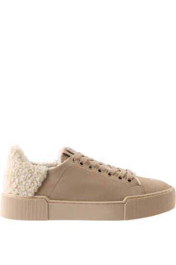 HÖGL Leder-Sneaker 'Fluffy' beige