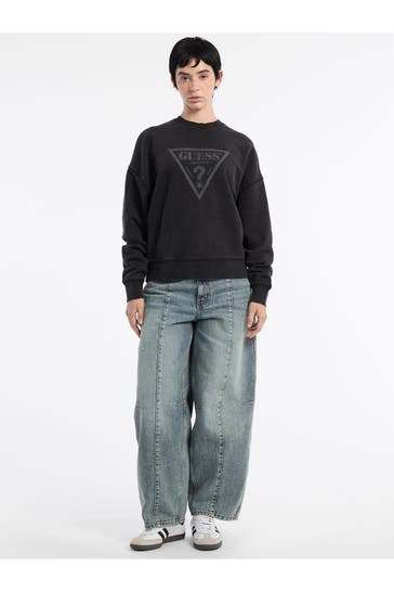 GUESS Sweatshirt dunkelgrau