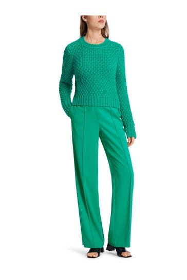 MARC CAIN Strickpullover grün