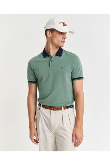 GANT Polo-Shirt smaragdgrün