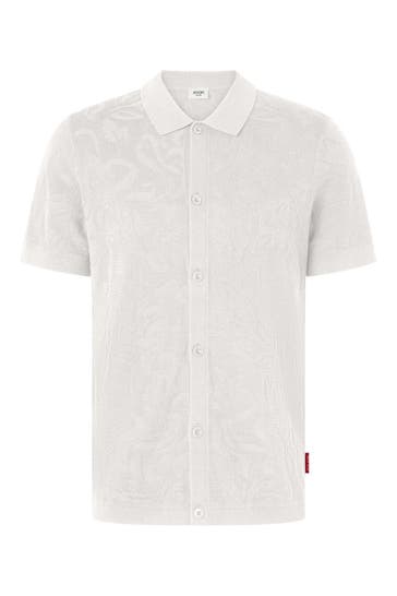 JOOP! JEANS Strick-Kurzarmhemd 'Rasmo' Regular Fit