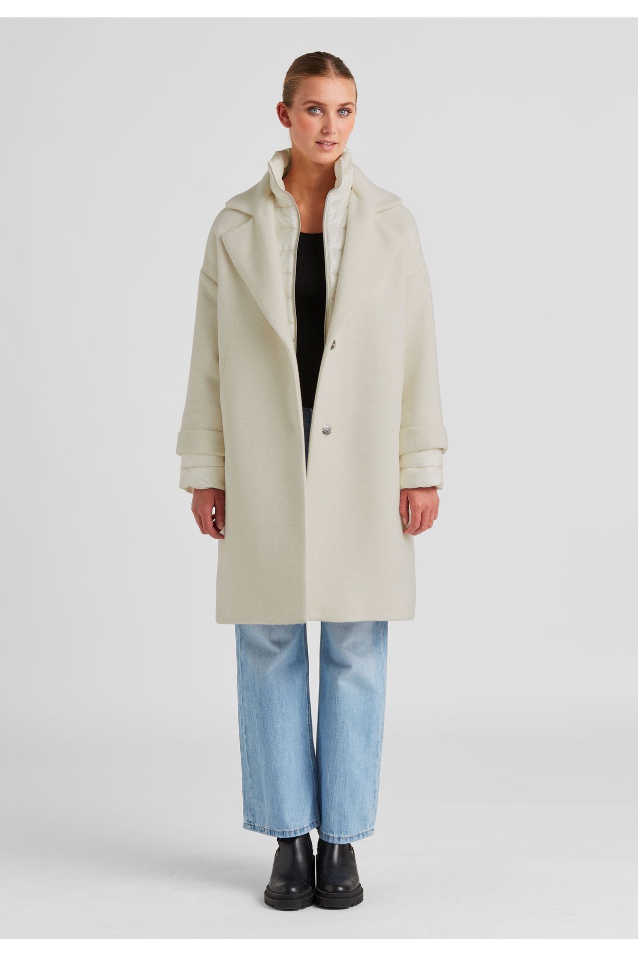 MILESTONE Mantel 'Bella' offwhite, Bild 1