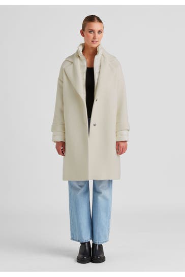 MILESTONE Mantel 'Bella' offwhite