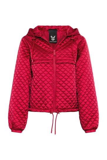FUCHS SCHMITT 'Exeter' lightweight Quilted Jacket, red