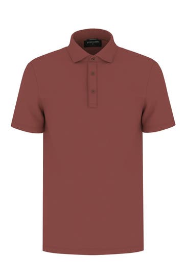 STRELLSON Polo-Shirt terracotta