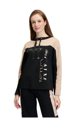 BETTY BARCLAY Sweatshirt zweifarbig