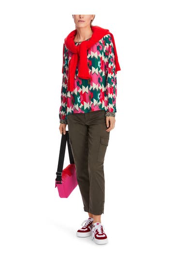 MARC CAIN Blusenshirt gemustert 