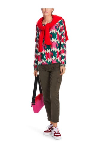 MARC CAIN Blusenshirt gemustert