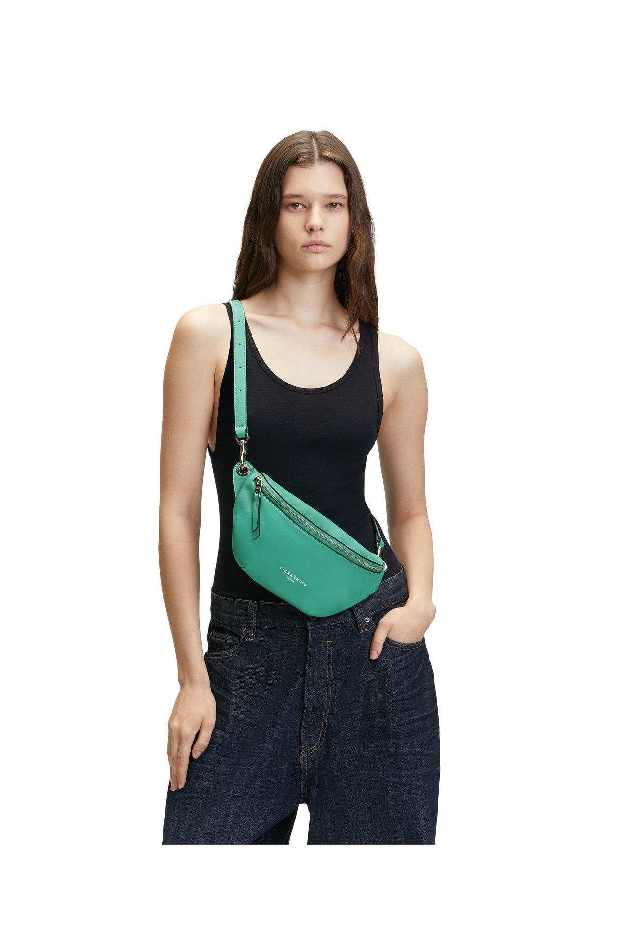LIEBESKIND BERLIN Bauchtasche 'Tavia' smaragdgrün, Bild 1
