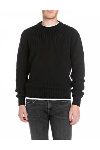 REPLAY Strickpullover schwarz