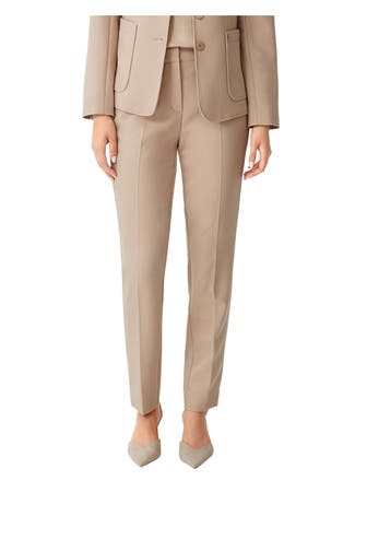 COMMA, Stoffhose greige