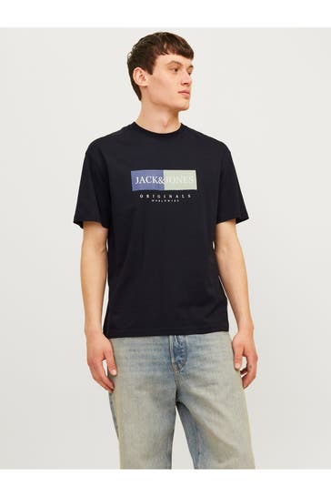JACK & JONES T-Shirt schwarz