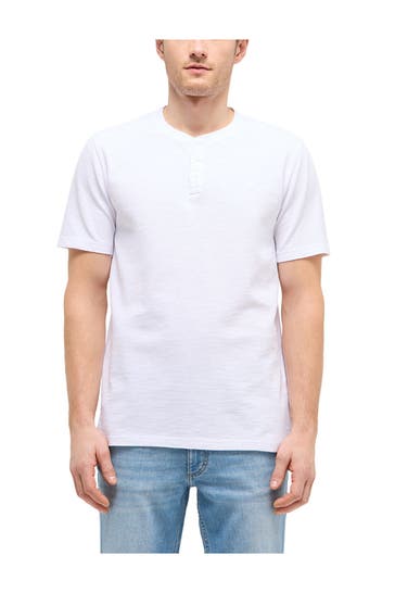 MUSTANG 'Acton' T-Shirt, white