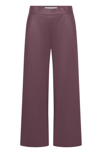 RAFFAELLO ROSSI Kunstlederhose 'Palina' bordeaux