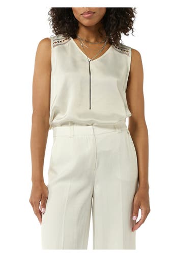 COMMA, Blusentop weiß