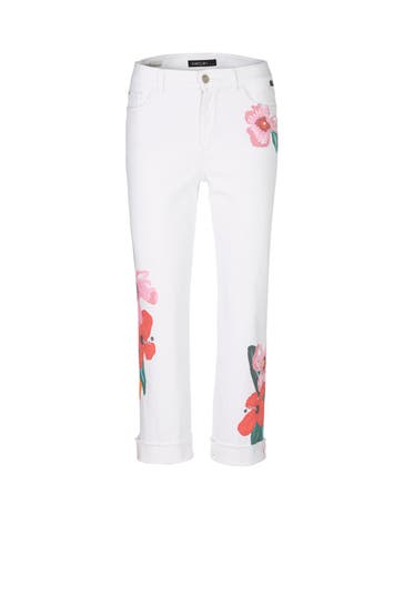 MARC CAIN Jeans weiß straight