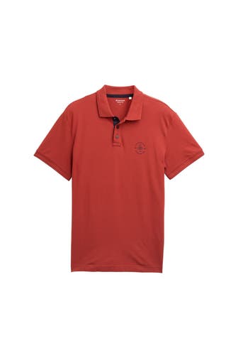 TOM TAILOR Polo-Shirt terracotta