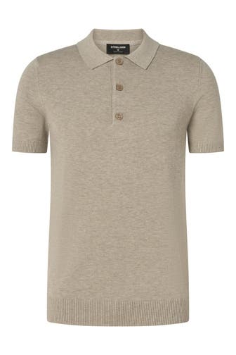 STRELLSON Strick-Polo 'Loic' beige