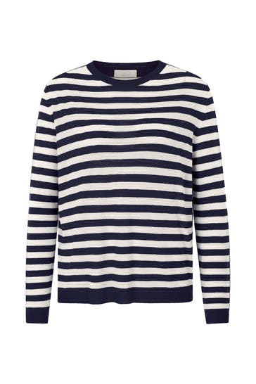 RICH & ROYAL Strickpullover gestreift