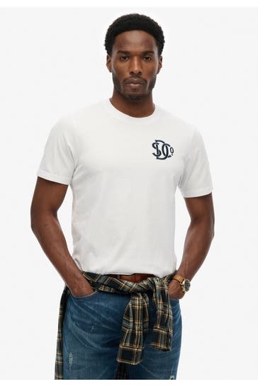 SUPERDRY T-Shirt weiß