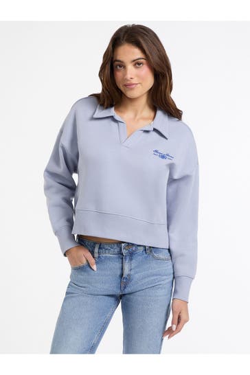GUESS Sweatshirt hellblau