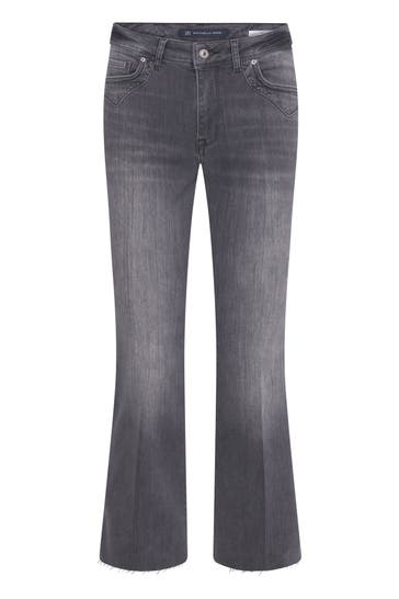 RAFFAELLO ROSSI Jeans dunkelgrau flared