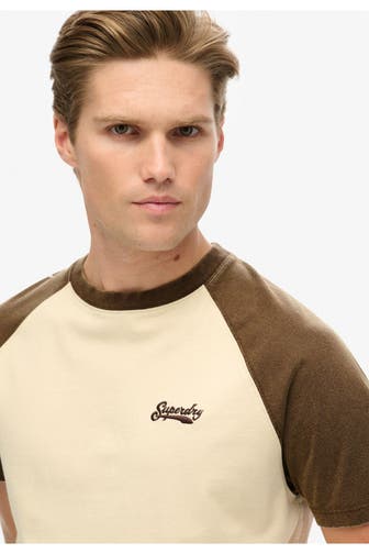 SUPERDRY T-Shirt 'Essential Logo Baseball' zweifarbig