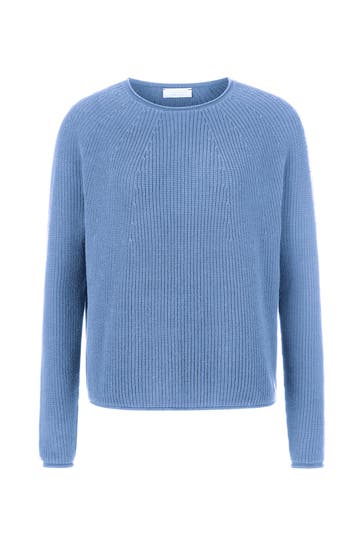 RICH & ROYAL Strickpullover graublau