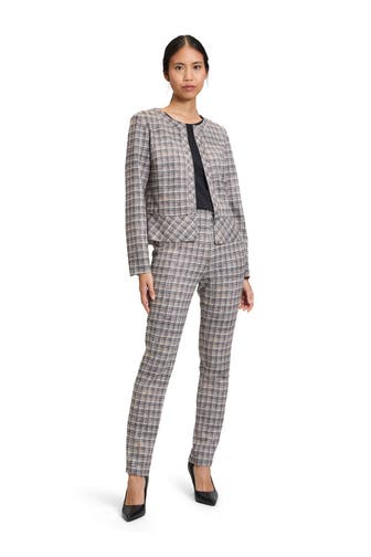 BETTY BARCLAY Business-Hose kariert