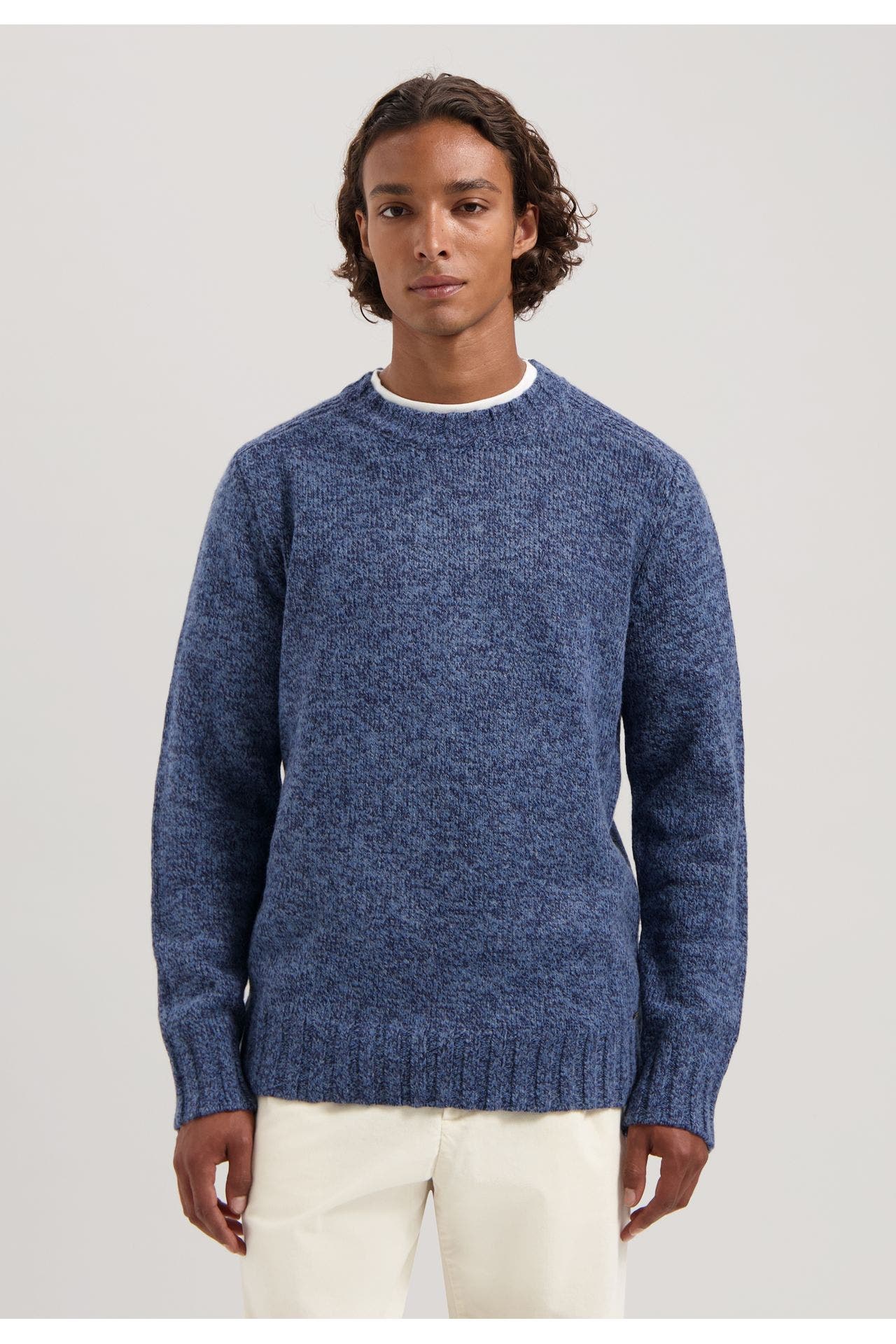DSTREZZED Strickpullover 'Per' azurblau, Bild 1