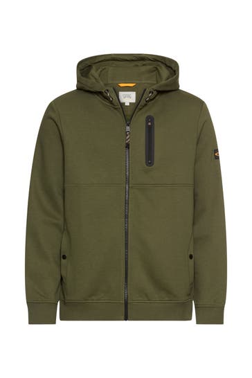 CAMEL ACTIVE Sweatjacke dunkelgrün