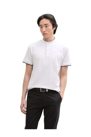 TOM TAILOR Kurzarmshirt weiß