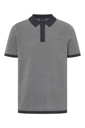 JOOP! Strickpolo zweifarbig