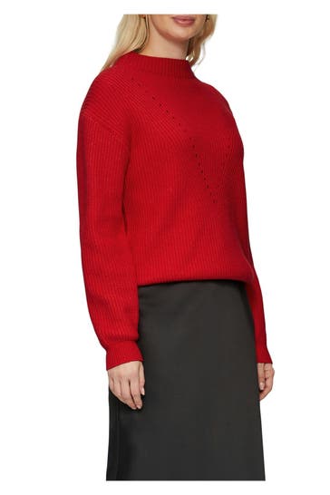 S.OLIVER BLACK LABEL Strickpullover rot