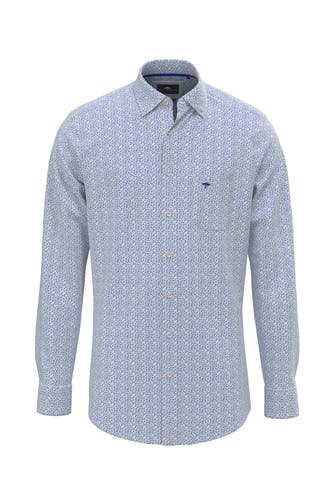 FYNCH-HATTON Casual-Hemd azurblau