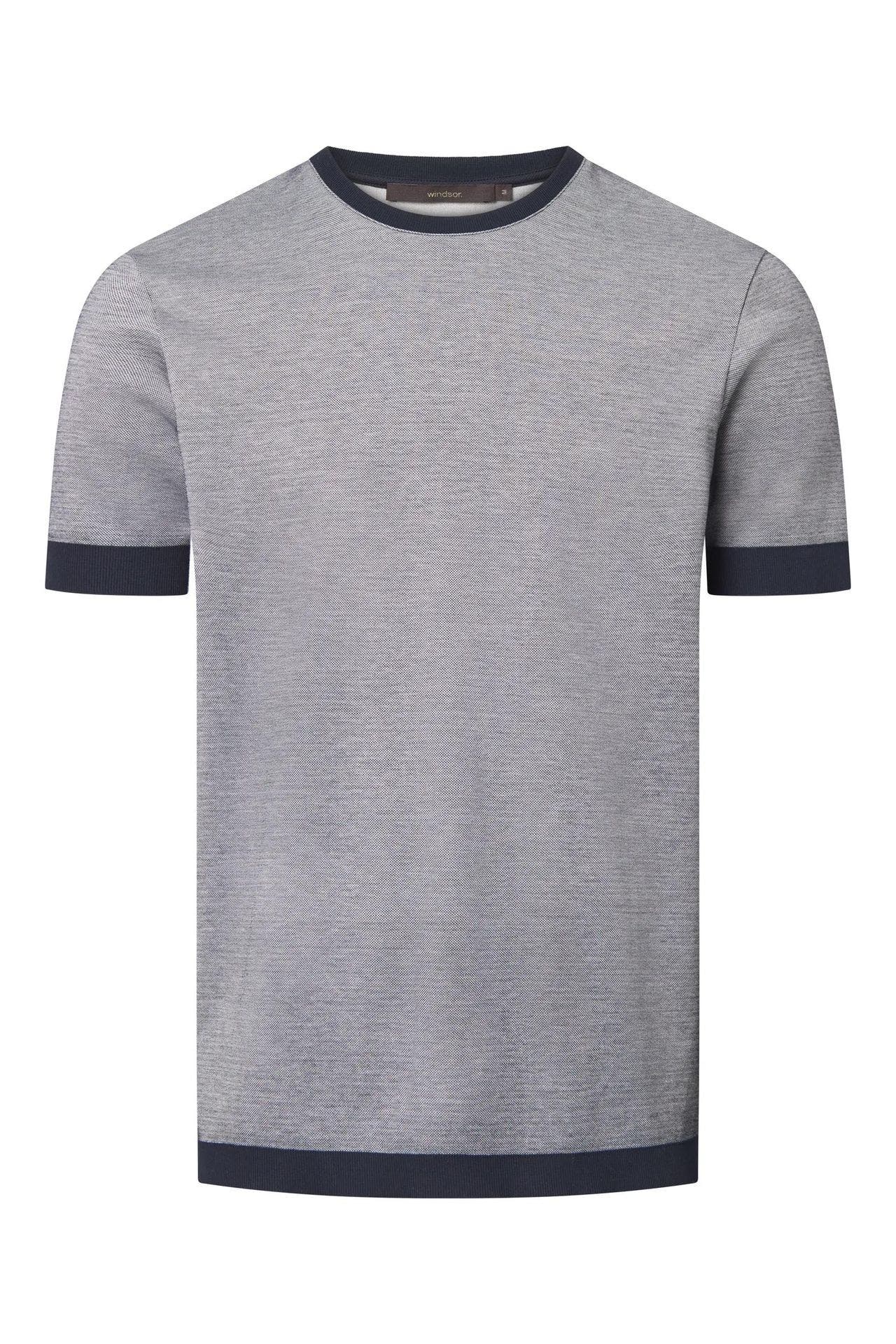 WINDSOR. T-Shirt 'Florito' dunkelblau meliert, Bild 1