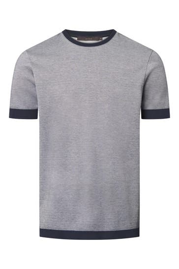 WINDSOR. T-Shirt 'Florito' dunkelblau meliert