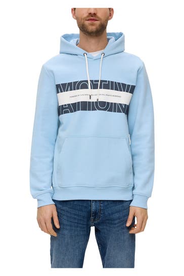 S.OLIVER Hoodie hellblau