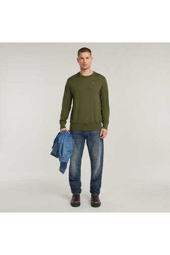 G-STAR Strickpullover moosgrün