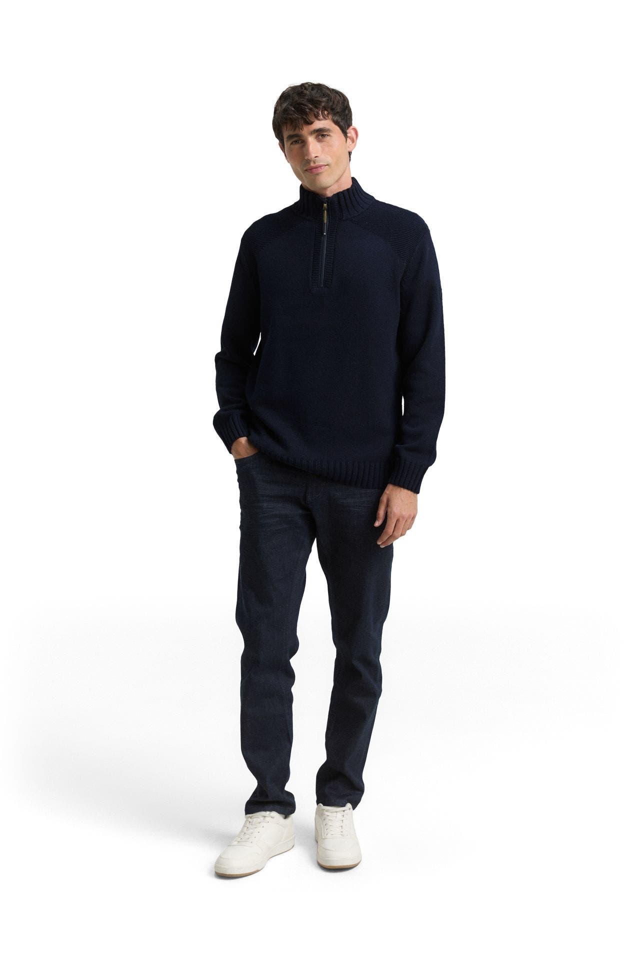 TOM TAILOR Strick-Troyer schwarzblau, Bild 1