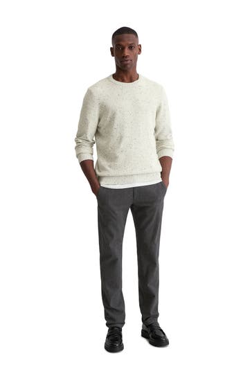 MARC O'POLO Wollmixpullover weiß