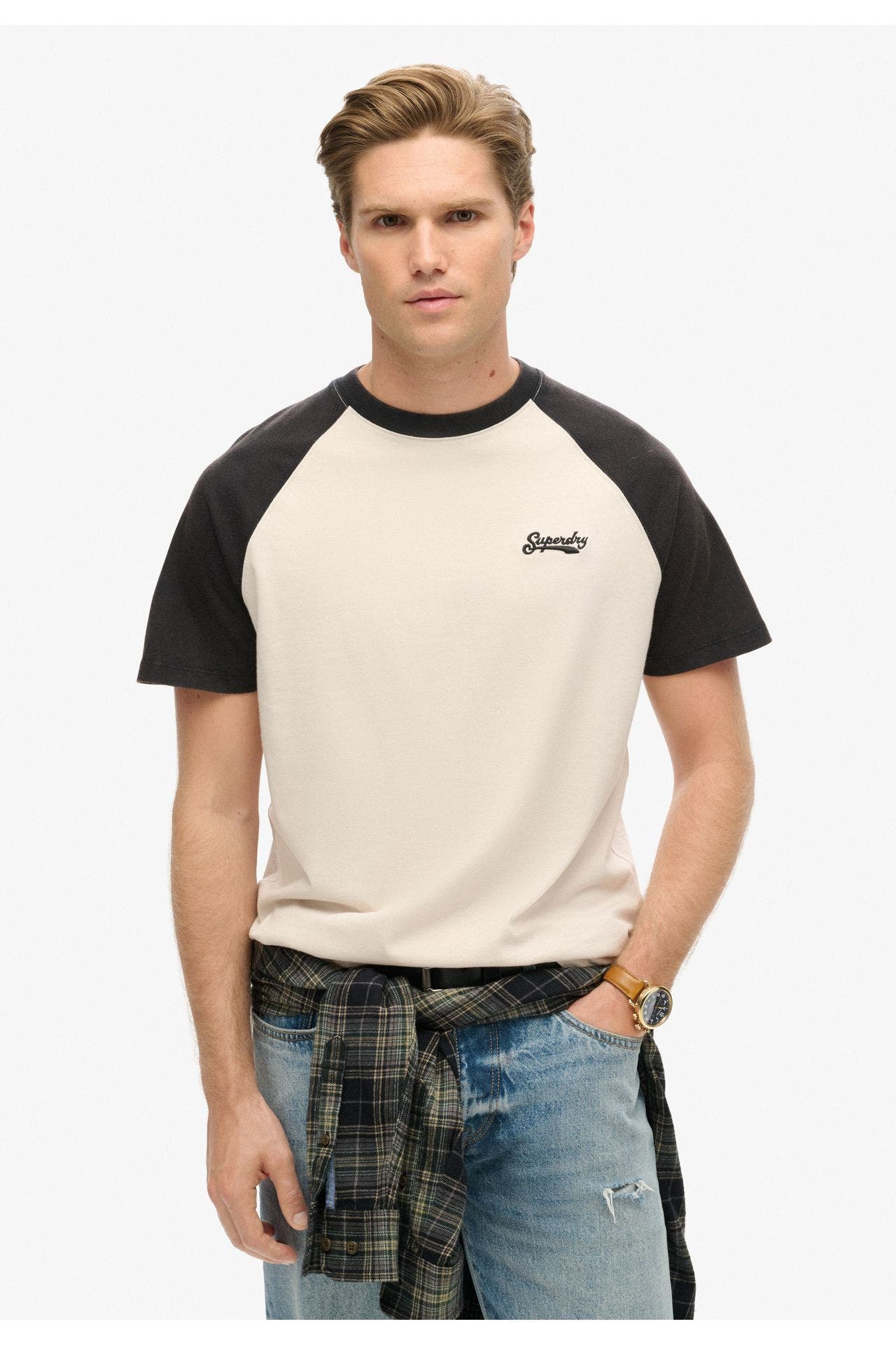 SUPERDRY T-Shirt 'Essential Logo Baseball' zweifarbig, Bild 1